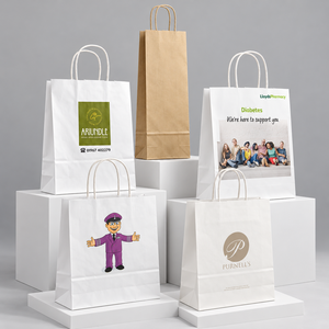 Twisted Paper Handled Bags [Root]